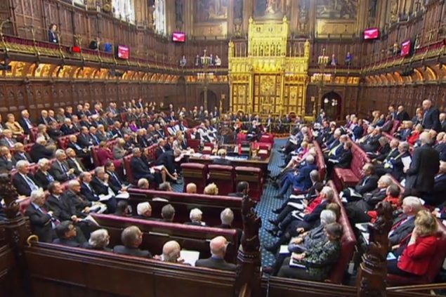 Blicks ins britische Parlament