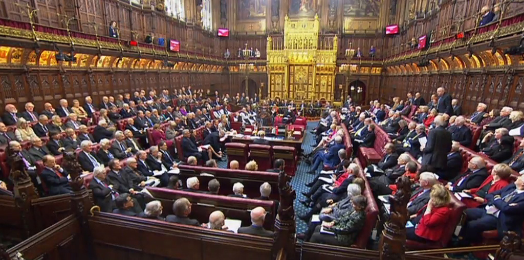 Blicks ins britische Parlament