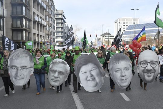 Großdemo des Nonprofit-Sektors in Brüssel