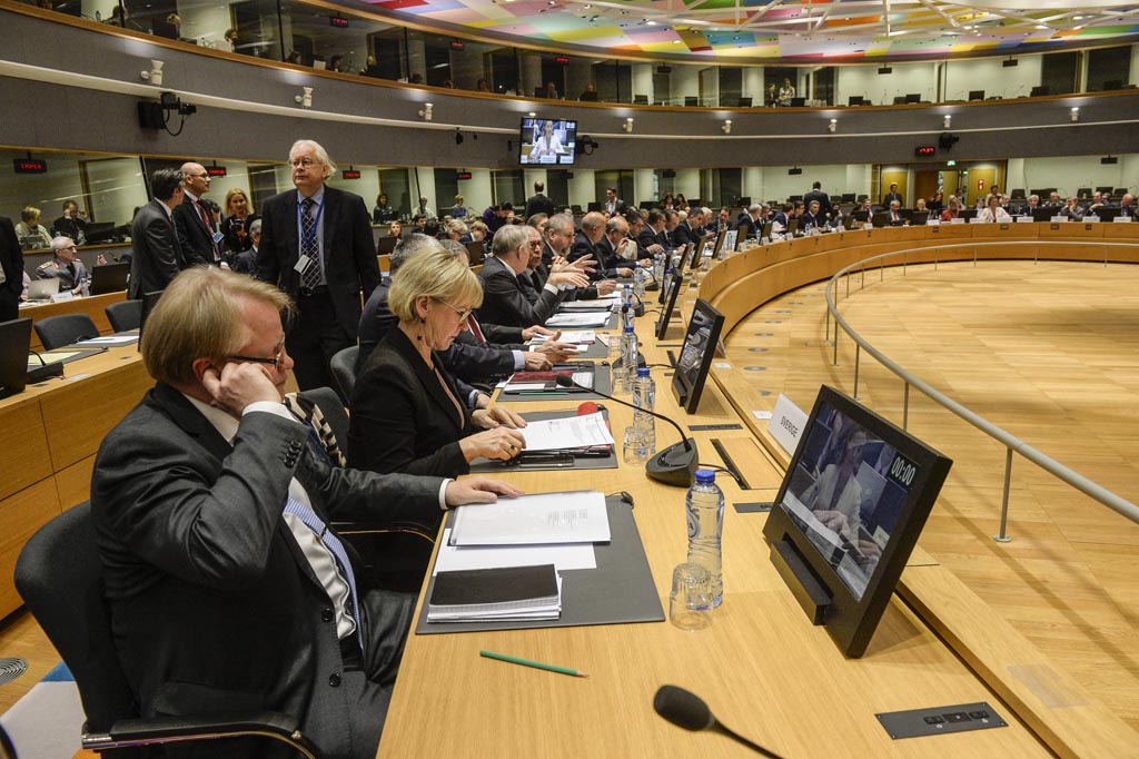 EU Außen- und Verteidigungsministertreffen in Brüssel