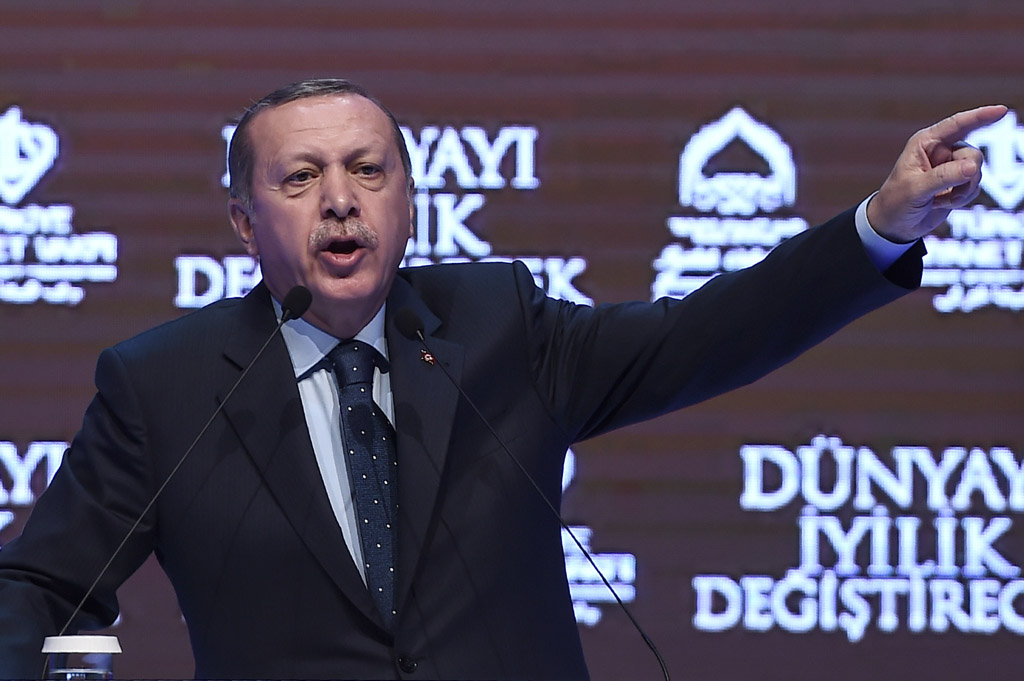 Auf Konfrontationskurs: Der türkische Präsident Erdogan