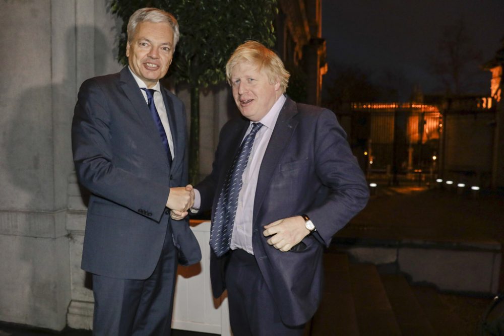 Reynders (l.) und Johnson