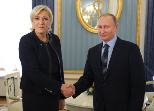 Marine Le Pen trifft Wladimir Putin