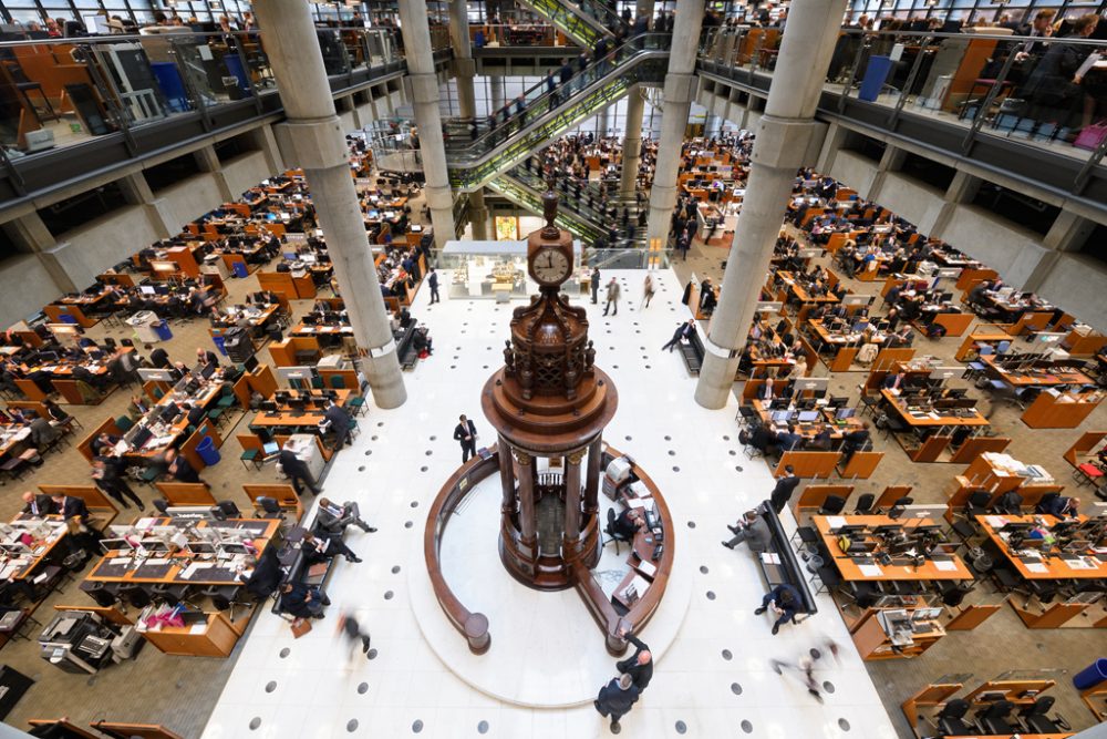 Die Zentrale der Versicherungsbörse Lloyd's in London