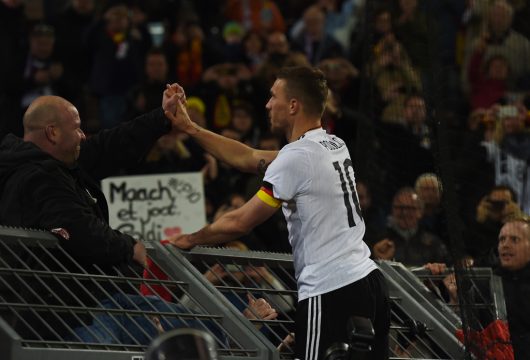 Lukas Podolski verabschiedet sich aus der deutschen Nationalelf