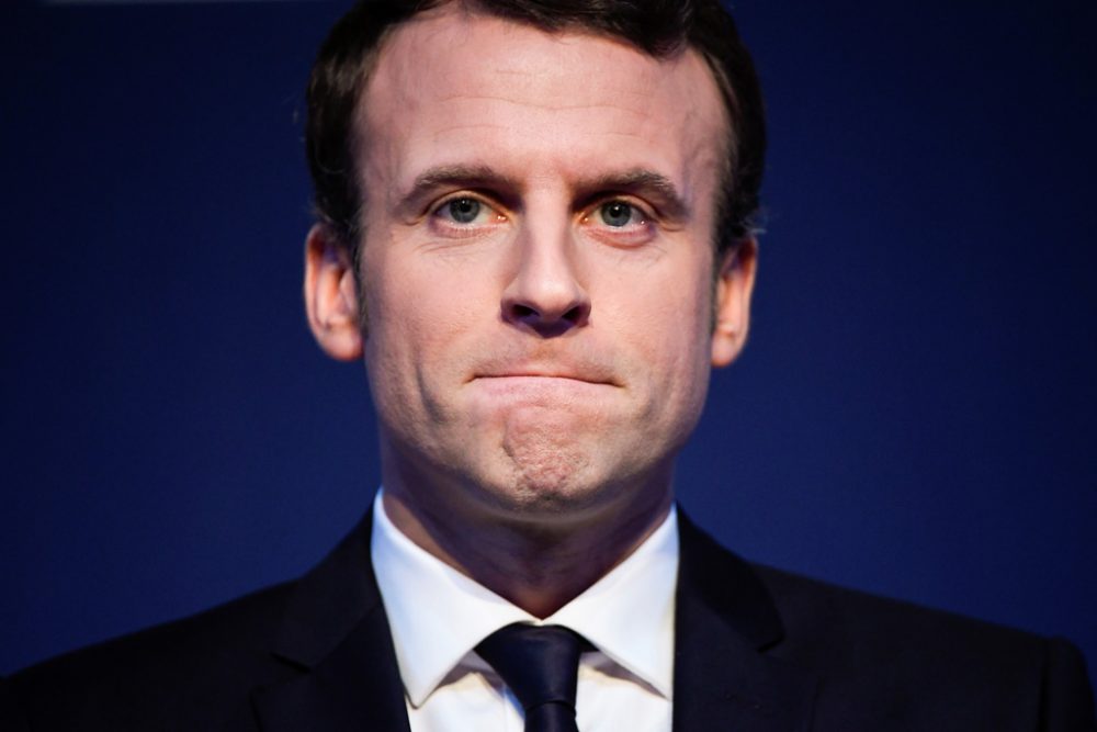 Präsidentschaftskandidat Emmanuel Macron