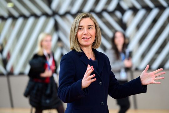 Hohe Vertreterin der EU für Außen- und Sicherheitspolitik Federica Mogherini