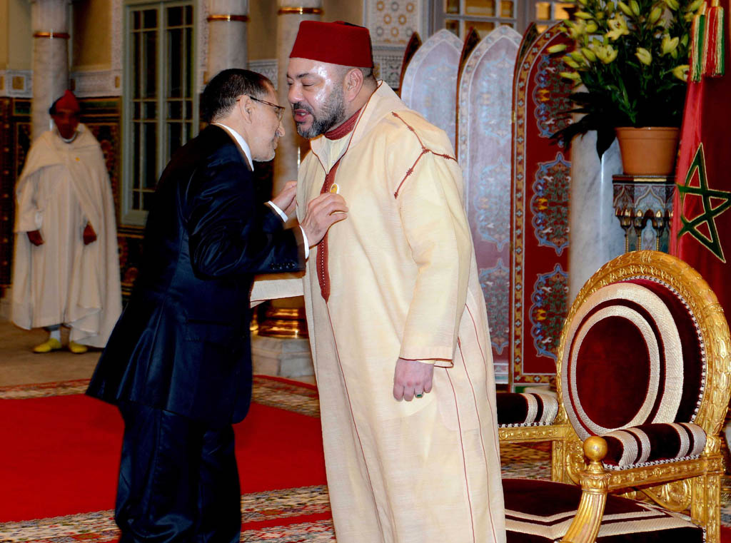 Marokkos König Mohammed (r.) ernennt El Othmani zum Regierungschef