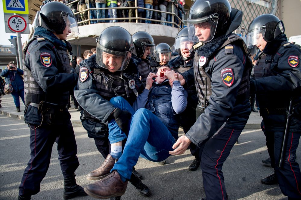 Viele Festnahmen nach Demonstrationen in Russland