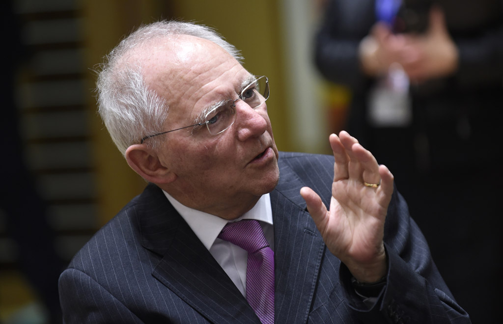 Der deutsche Finanzminister Schäuble