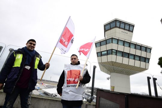 Streik an Berliner Flughäfen