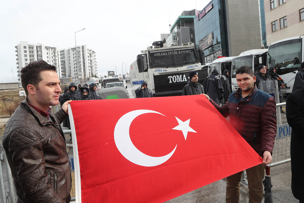 Türkischer Protest gegen die Niederlande