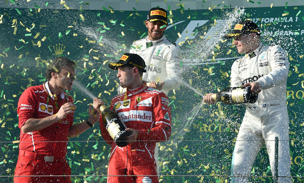 Sebastian Vettel hat den Großen Preis von Australien gewonnen