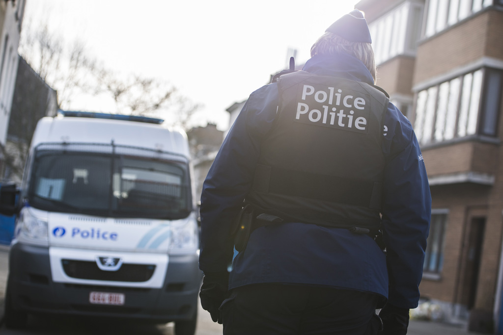 Belgische Polizei im Anti-Terror-Einsatz