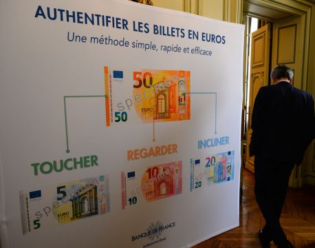 Französische Nationalbank stellt neuen 50-Euro-Schein vor