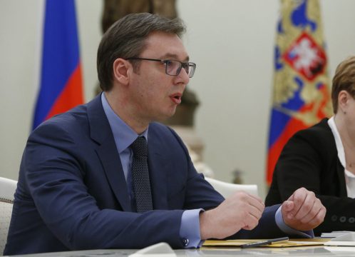 Aleksandar Vucic (Archivbild: Sergei Karpukhin/AFP)