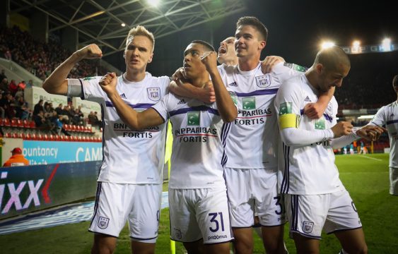 Youri Tielemans (Mitte) erzielte in der 72. Minute den Siegtreffer
