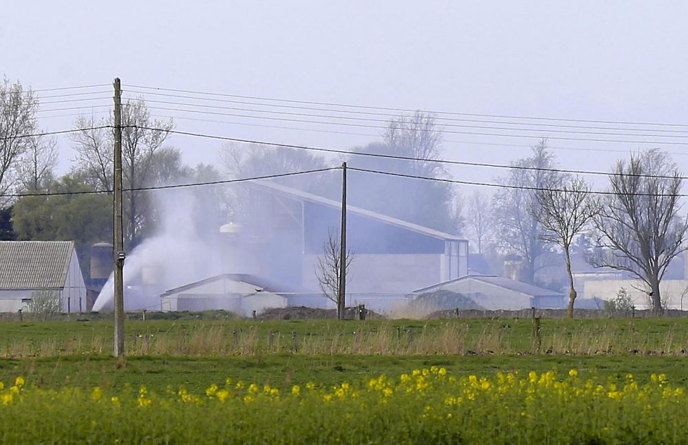 Szenen des Nitrit-Austritts am Freitag