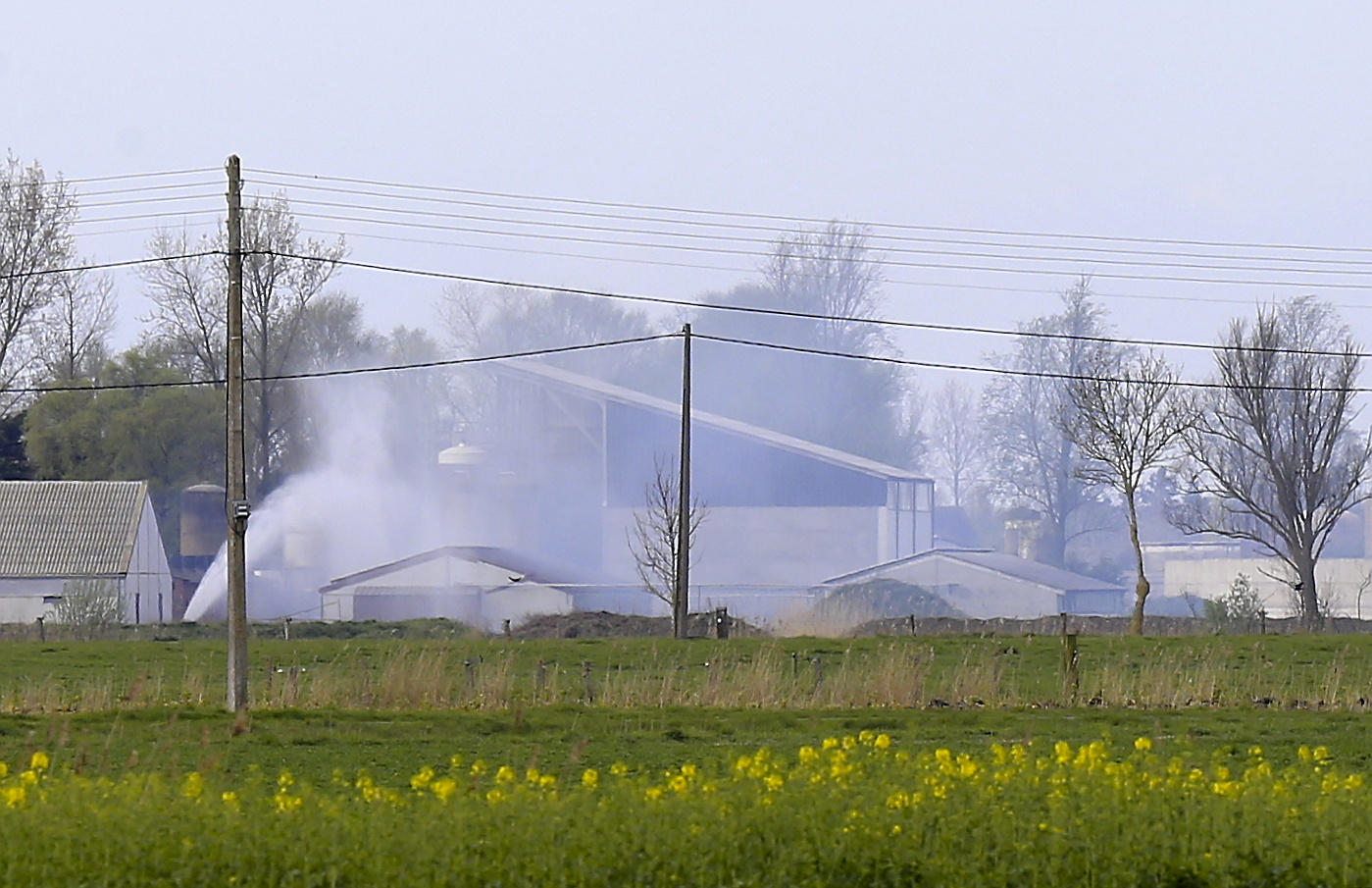 Szenen des Nitrit-Austritts am Freitag