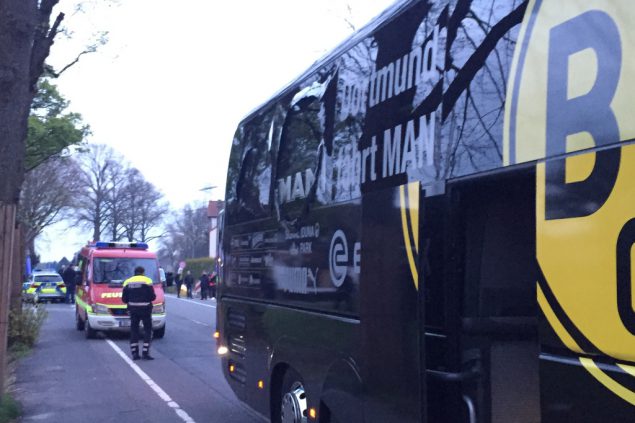 Dortmunder Mannschaftsbus