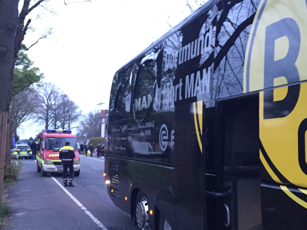 Dortmunder Mannschaftsbus
