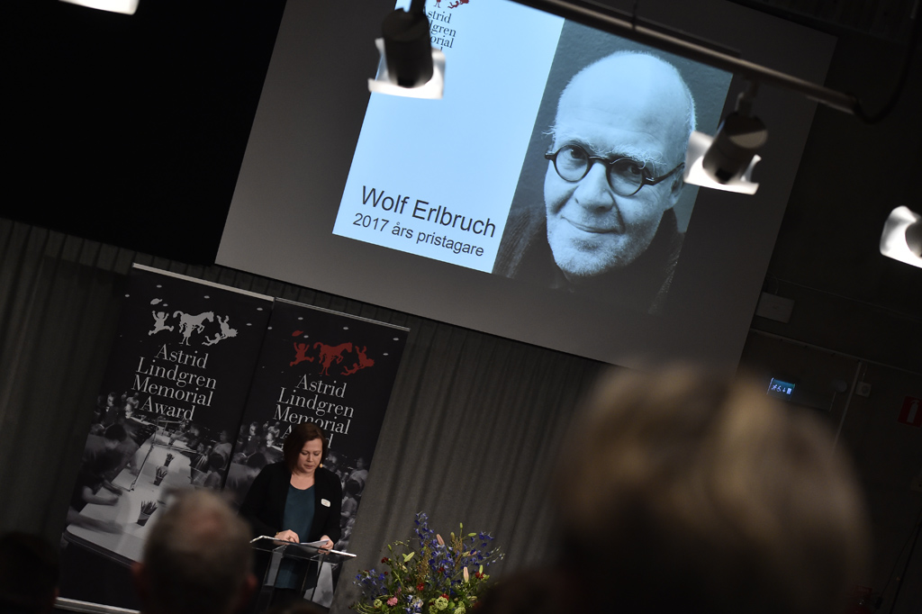 Astrid-Lindgren-Preis geht an deutschen Schriftsteller Wolf Erlbruch