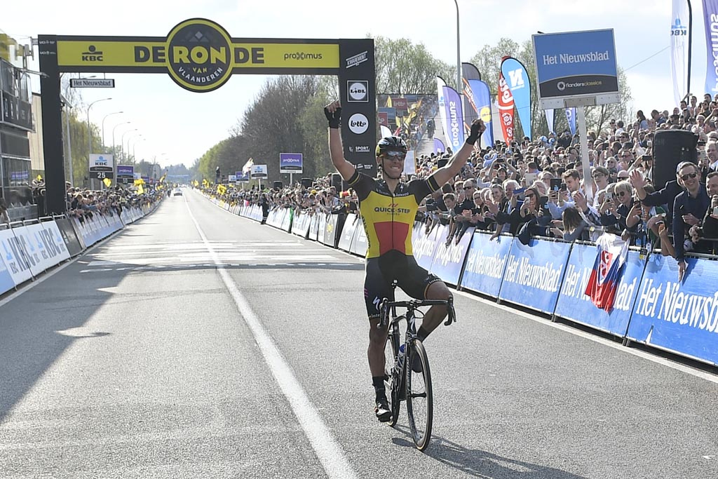 Philippe Gilbert gewinnt Flandernrundfahrt 2017