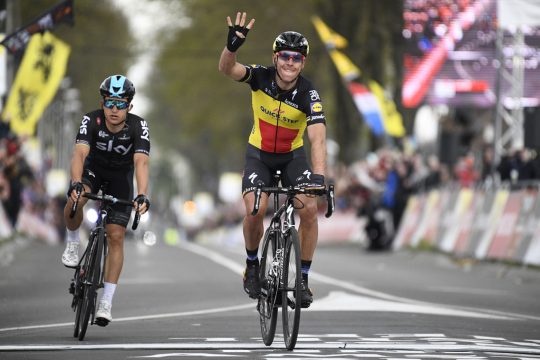 Philippe Gilbert gewinnt zum vierten Mal den Radklassiker Amstel Gold Race