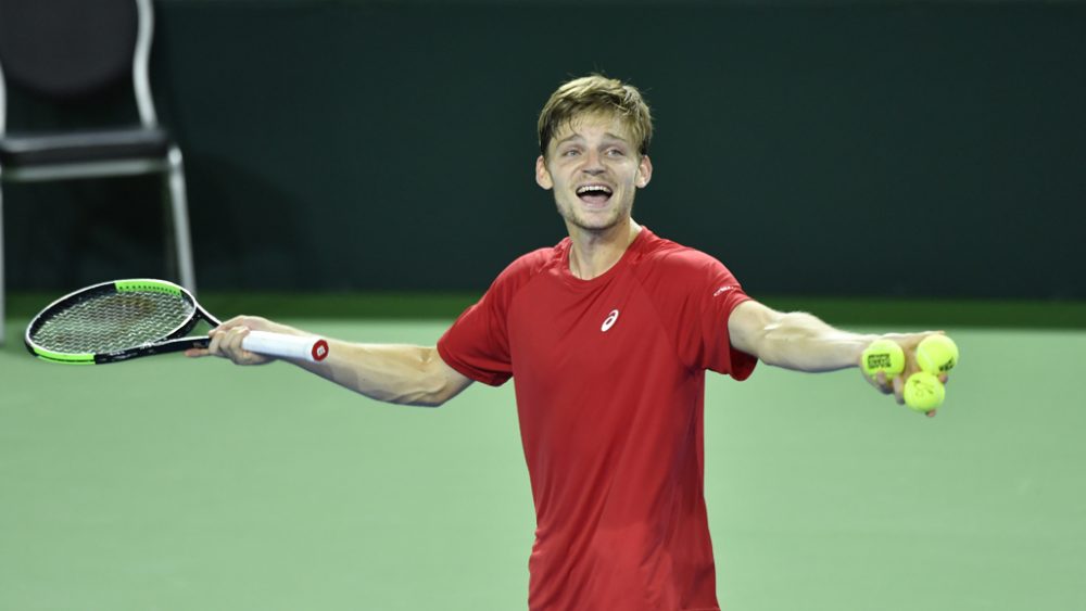 David Goffin hat das Halbfinale im Davis-Cup erreicht