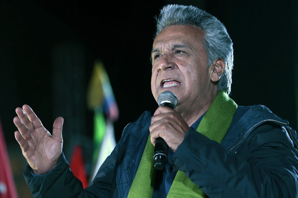 Ecuadors amtierender Präsident Lenín Moreno (Bild: Juan Cevallos/BRF)