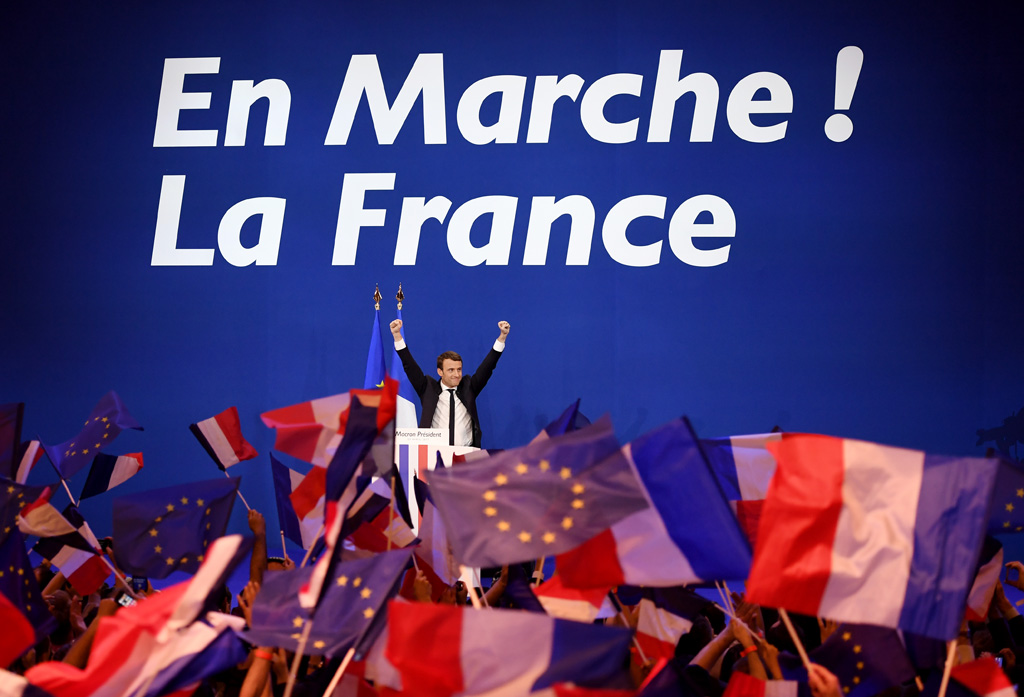 Präsidentschaftskandidat Emmanuel Macron