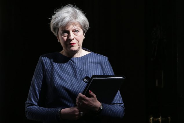 Die britische Premierministerin Theresa May