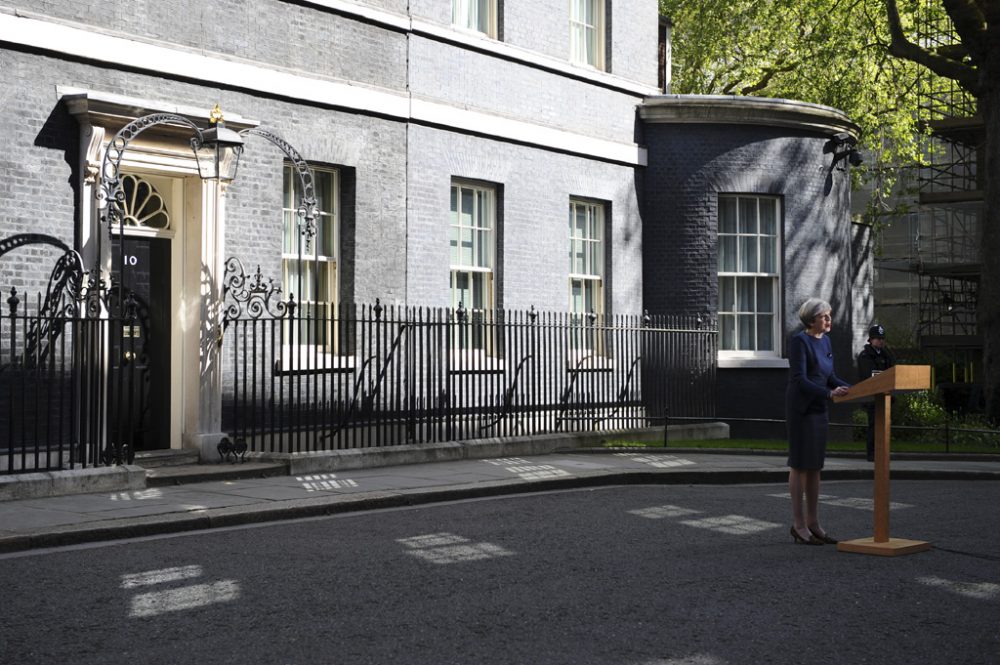 Premierministerin Theresa May hielt am Dienstag eine überraschende Ansprache