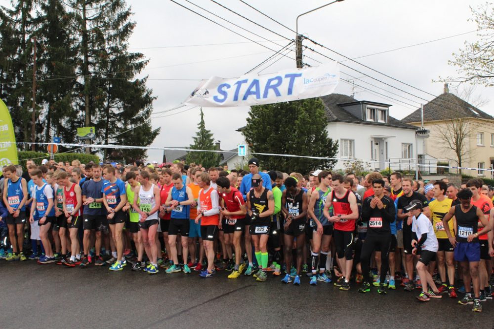 Start des Eupener Osterlaufs 2017