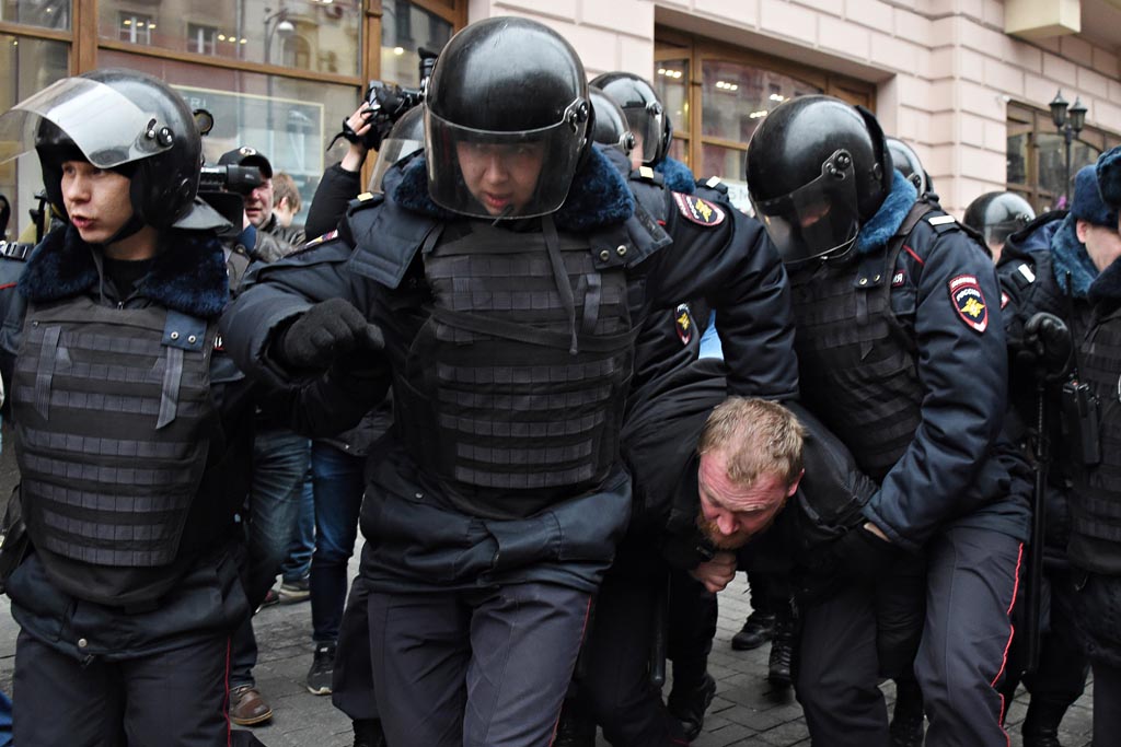 Anti-Korruptionsproteste in Moskau