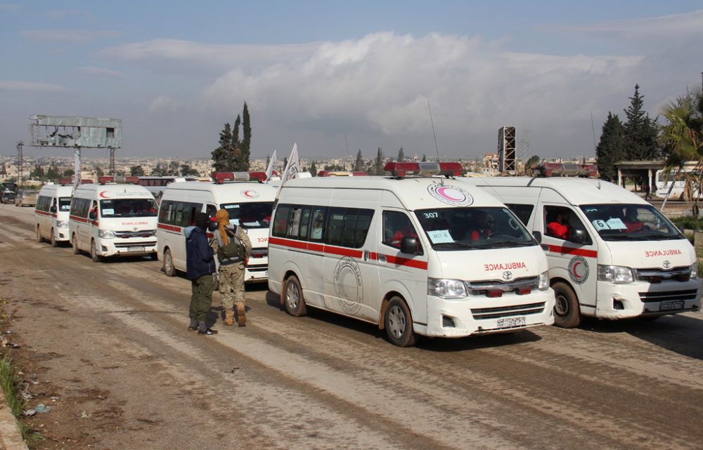 Syrien: Tausch von Einwohnern belagerter Orte hat begonnen