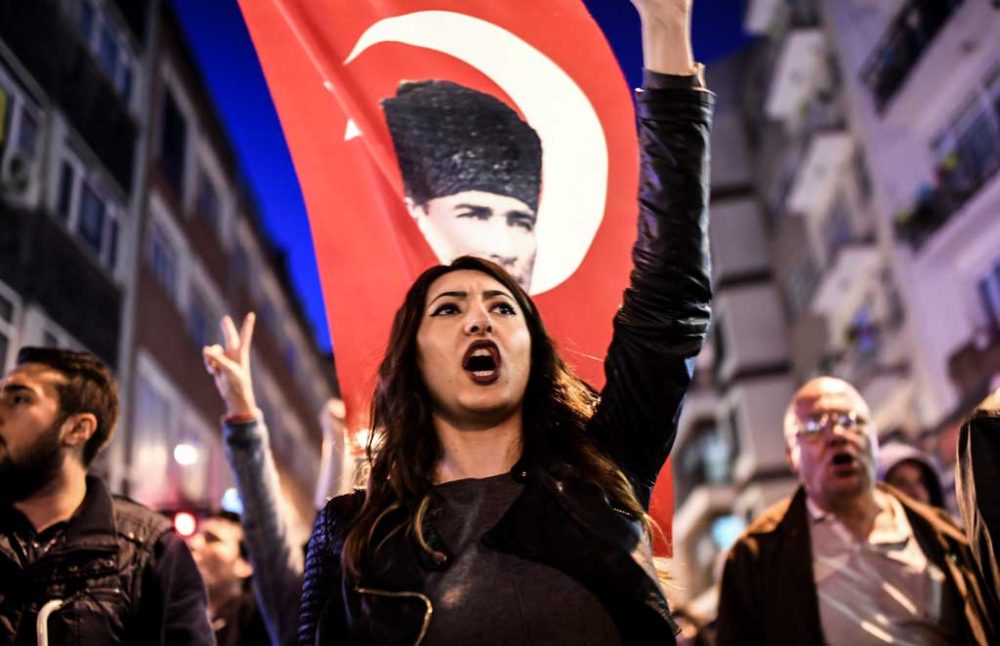 Proteste nach Referendum in Türkei