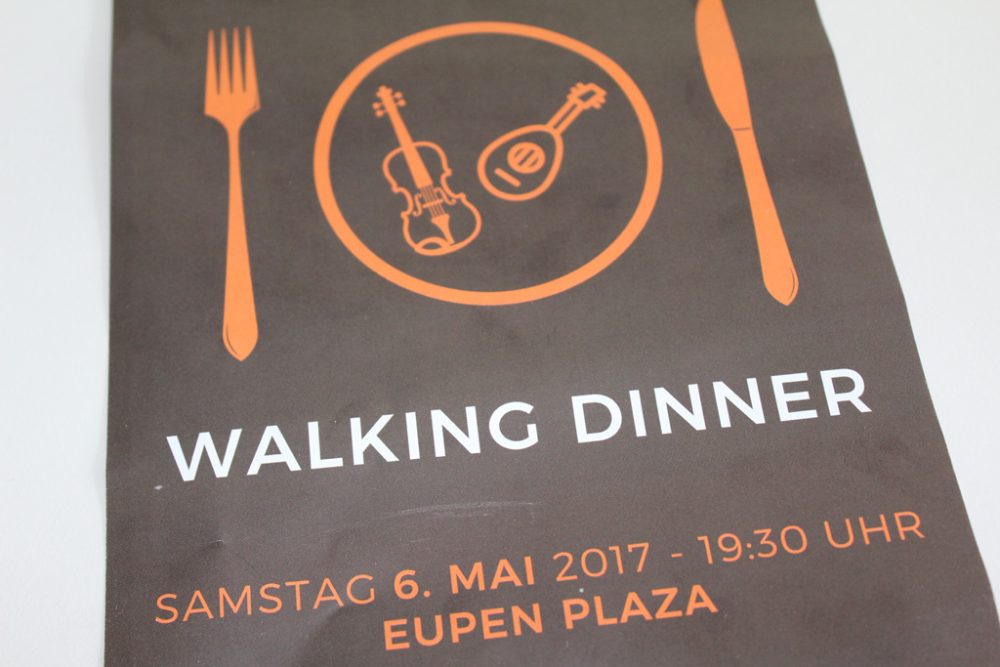 Das Mandolinenorchester Eupen und das Streichensemble Eastbelgica laden zu einem Walking Dinner mit Musik ein