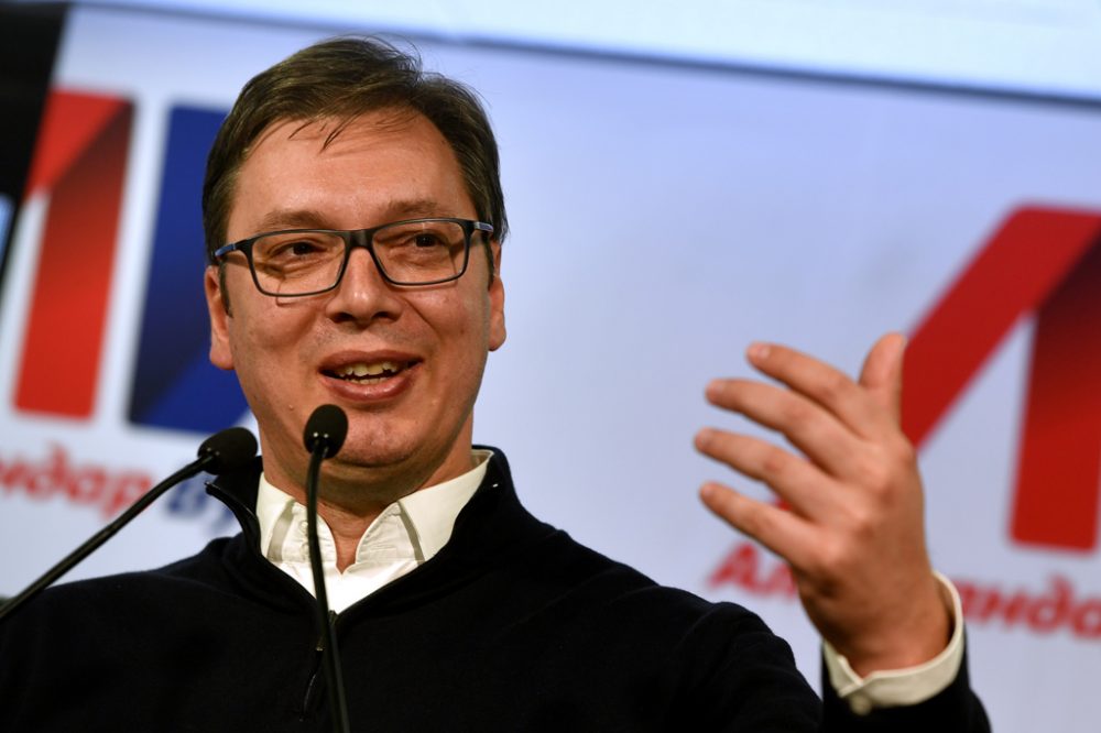 Serbiens Präsident Aleksandar Vucic