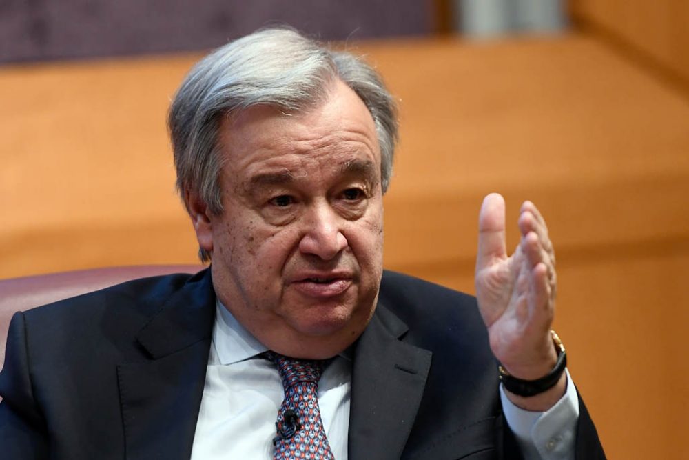 UN-Generalsekretär Antonio Guterres