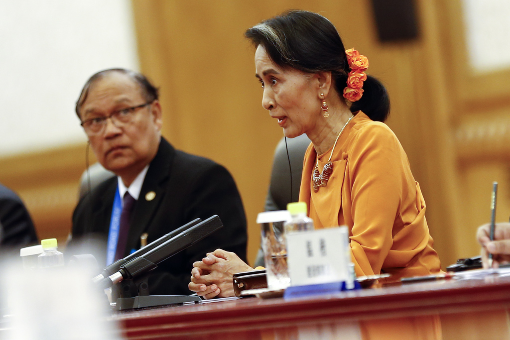 Myanmars Regierungschefin Aung Sang Suu Kyi