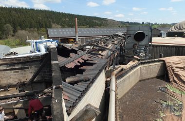 Brand in der Biogasanlage in Recht