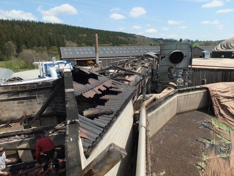 Brand in der Biogasanlage in Recht