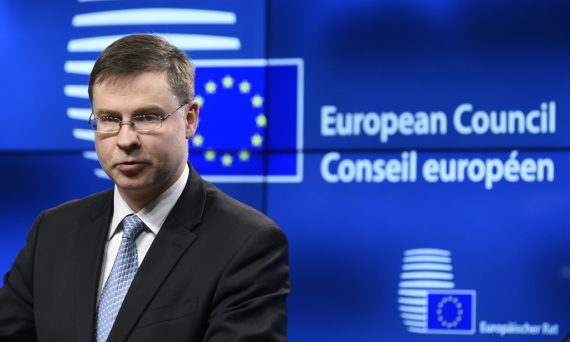 EU-Kommissar Valdis Dombrovskis