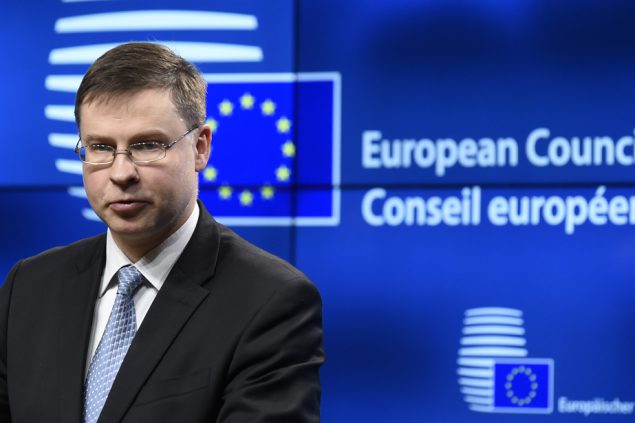 EU-Kommissar Valdis Dombrovskis