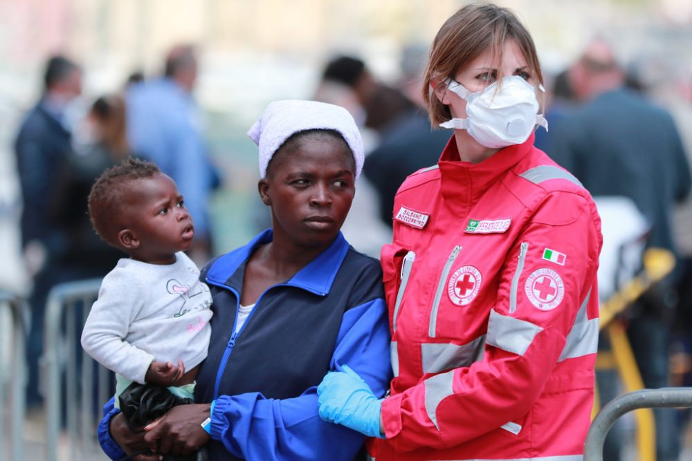 Flüchtlinge in Italien