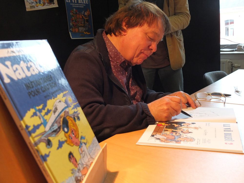 Comic-Ikone François Walthery stellt in der Bibliothek von Stavelot aus