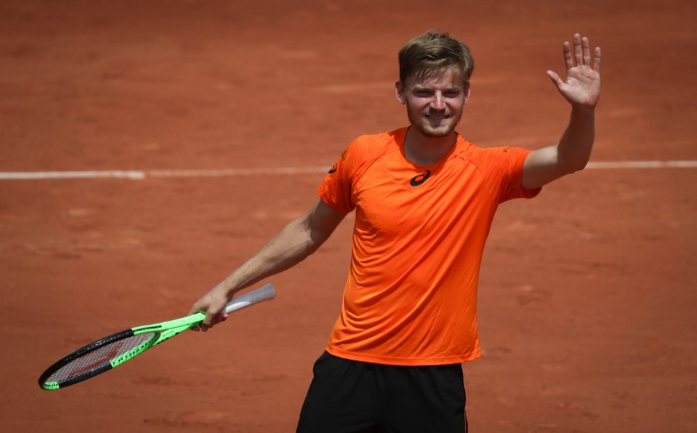 David Goffin bei den French Open am Mittwoch in Paris