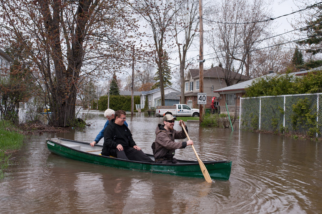 Schwere Überschwemmungen in Kanada (Bild vom 7.5.)