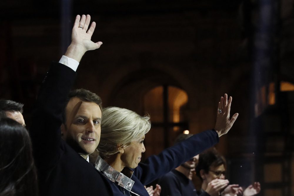 Emmanuel Macron und Gattin Brigitte Trogneux